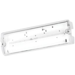 Aurora  Indoor & Outdoor Maintained or Non-Maintained Emergency Rectangular LED Brick Bulkhead White 3W 167lm