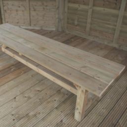 Forest POG51MTTFIN 17' x 12' 6" (Nominal) Hip Timber Gazebo with Assembly