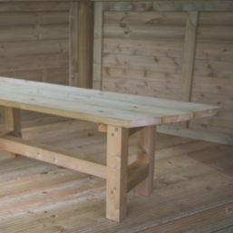 Forest POG51MTTFIN 17' x 12' 6" (Nominal) Hip Timber Gazebo with Assembly