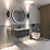 Sensio Hebe TrioTone Round Illuminated Bathroom Mirror With 1500lm LED Light 800mm x 800mm
