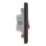 LAP  45A 1-Gang 2-Pole Cooker Switch Matt Black with LED with Red Inserts