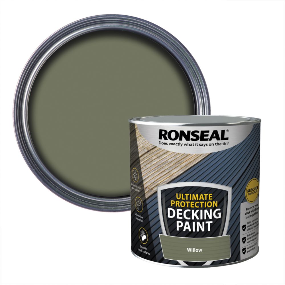 Ronseal Ultimate Protection 2.5Ltr Willow  Decking Paint
