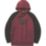 CAT Raglan Hoodie Dark Red Large 42" Chest