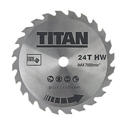 Titan  1200W 165mm  Electric Circular Saw 240V
