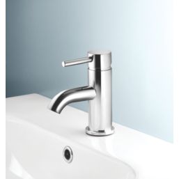 Swirl Ola Chrome 152mm Standard Lever Mono Basin Mixer Tap  With Clicker Waste
