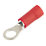 Insulated Red 4mm Ring Crimp 100 Pack