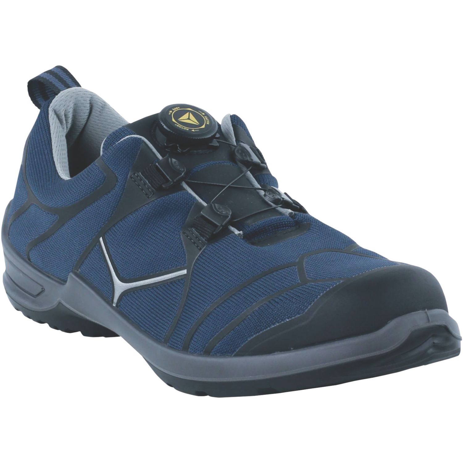 Delta Plus Positano Size 3 Blue Steel Toe Cap Safety Trainers (231AH)