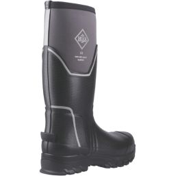 Muck Boots Grit S5 Size 7  Black & Grey  Safety Wellies