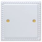 Varilight  1-Gang Blanking Plate Georgian White