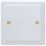 Varilight  1-Gang Blanking Plate Georgian White