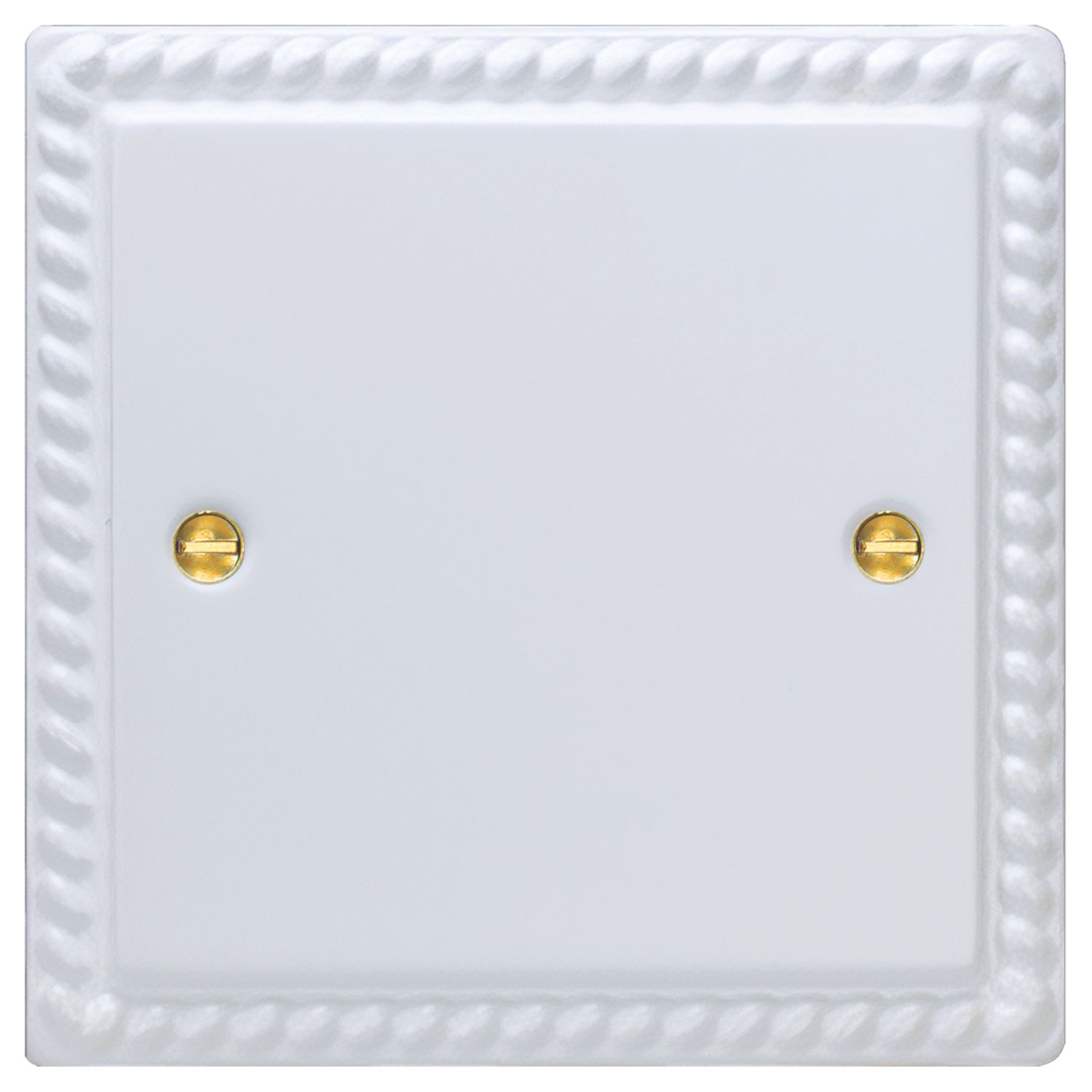 Varilight 1-Gang Blanking Plate Georgian White (231EA)