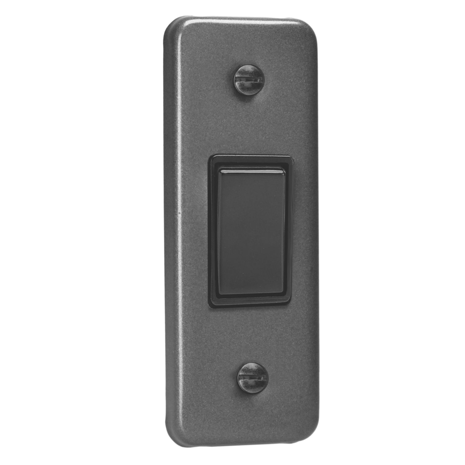 Varilight 10A 1-Gang 2-Way Light Switch Graphite Grey (231EC)