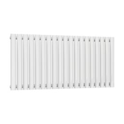 Reina Elips Single 600mm x 1140mm 2985BTU White Horizontal Designer Radiator
