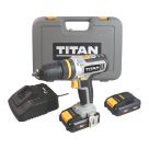 Refurb Titan TTI884COM 18V 2 x 2.0Ah Li-Ion TXP  Cordless Combi Drill