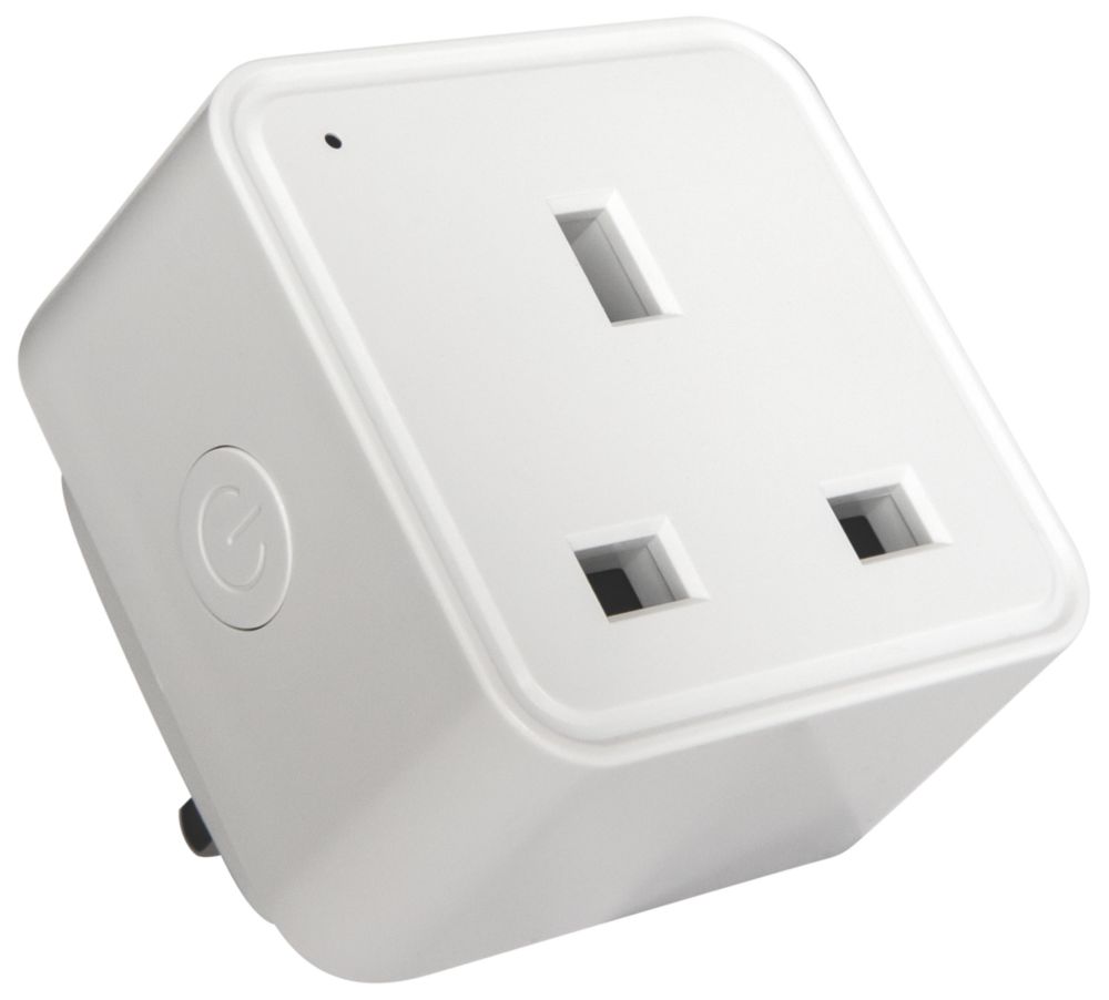 Masterplug 13A Unfused Travel Adaptor White - Screwfix