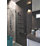 Terma Alex Designer Towel Rail 1140mm x 500mm Dark Grey 2017BTU