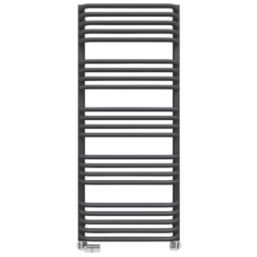 Terma 1140mm x 500mm 2017BTU Dark Grey Curved Designer Towel Radiator