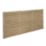 Forest  Double-Slatted  Fence Panels Natural Timber 6' x 3' Pack of 5