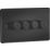 Knightsbridge  4-Gang 2-Way LED Intelligent Dimmer Switch  Matt Black