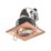 Spa Cali Adjustable Square Downlights Copper 4 Pack