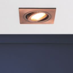 Spa Cali Adjustable Square Downlights Copper 4 Pack