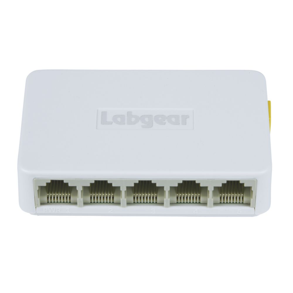 Labgear 50050PI/S Port Gigabit Network Switch White Screwfix