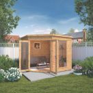 Mercia Premier Corner 8' x 8' (Nominal) Pent Timber Summerhouse