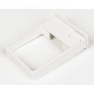 FloPlast  Square Easyfit Pipe Clips White 65mm 10 Pack