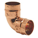 Yorkshire  Copper Solder Ring Equal 90° Elbows 22mm 2 Pack