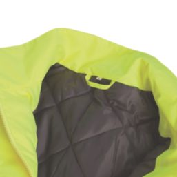 Scruffs  Hi-Vis Jacket Yellow / Navy Small 44" Chest
