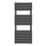 Flomasta Flat Bar 1200mm x 500mm 1897BTU Black Vertical Designer Radiator