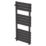 Flomasta Flat Bar 1200mm x 500mm 1897BTU Black Vertical Designer Radiator