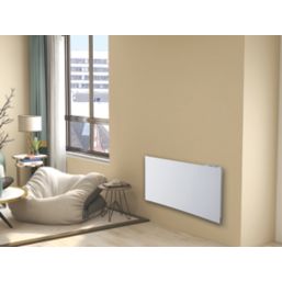 Blyss Saris Wall-Mounted Panel Heater White 2000W - Screwfix