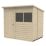 Forest  7' x 5' (Nominal) Pent Overlap Timber Shed with Base