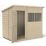 Forest  7' x 5' (Nominal) Pent Overlap Timber Shed with Base