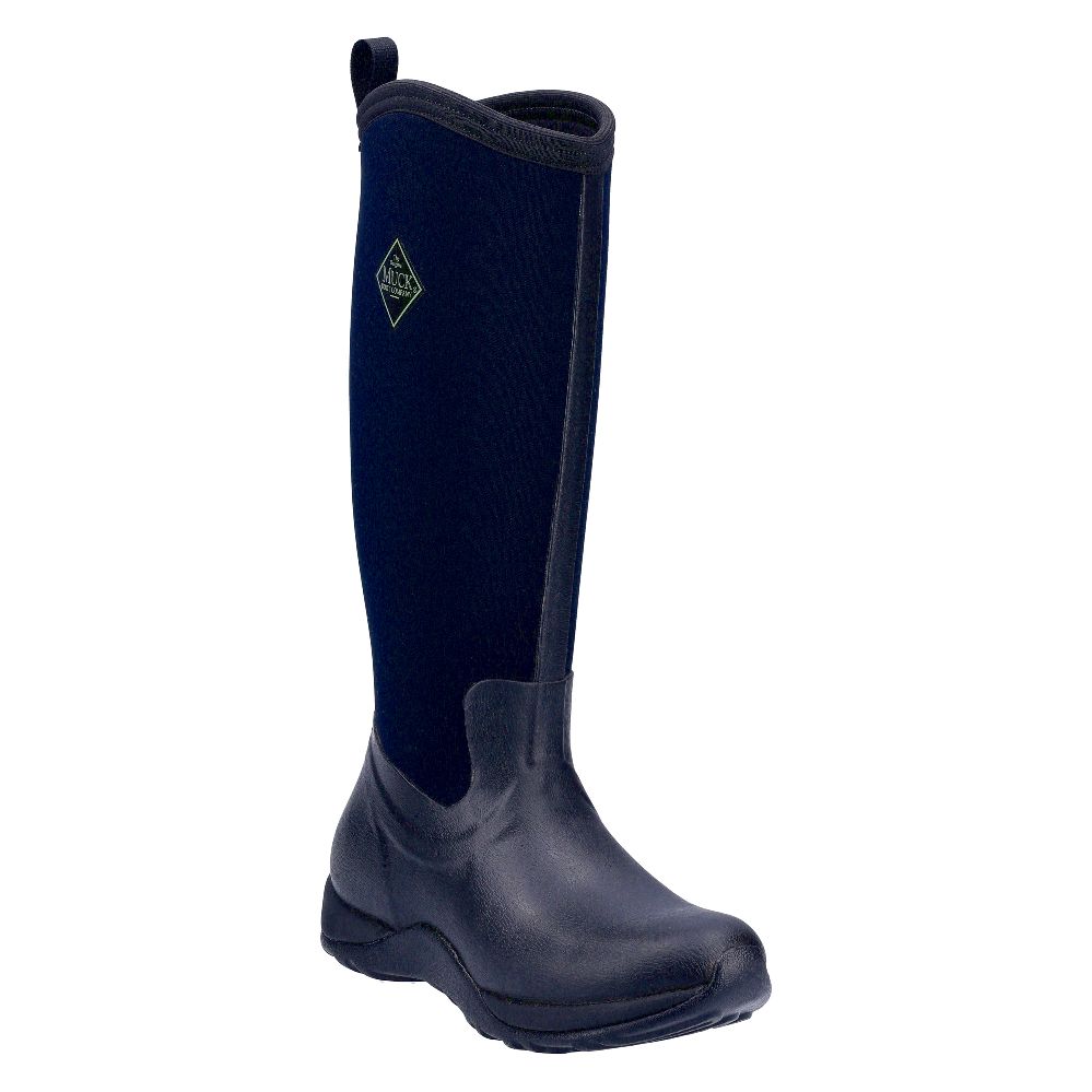 Muck Boots Arctic Adventure Metal Free Womens Non Safety Wellies Black ...