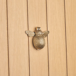 Hardware Solutions Door Knocker Bumble Bee Polished Brass 127mm x 98mm