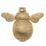 Hardware Solutions Door Knocker Bumble Bee Polished Brass 127mm x 98mm