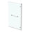 Ideal Standard i.life Frameless Silver Hinged Bath Screen w/ Towel Rail LH 900-925mm x 1505mm