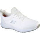 Skechers Squad SR Myton Metal Free   Non Safety Shoes White Size 8