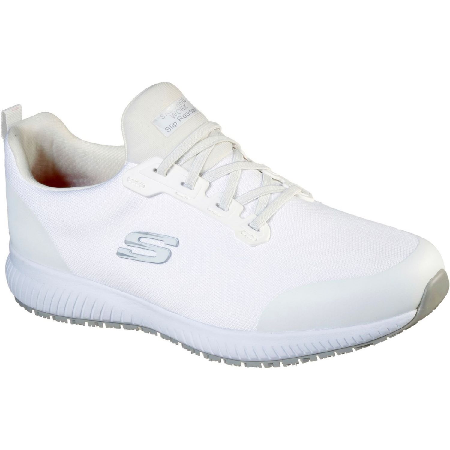 Skechers Squad SR Myton Size 8 White Occupational Work Trainers (232PR)