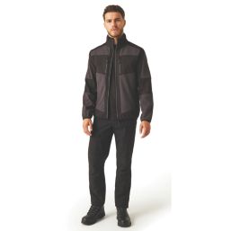 Regatta E-Volve  2-Layer Softshell Jacket Ash/Black 2X Large 47" Chest