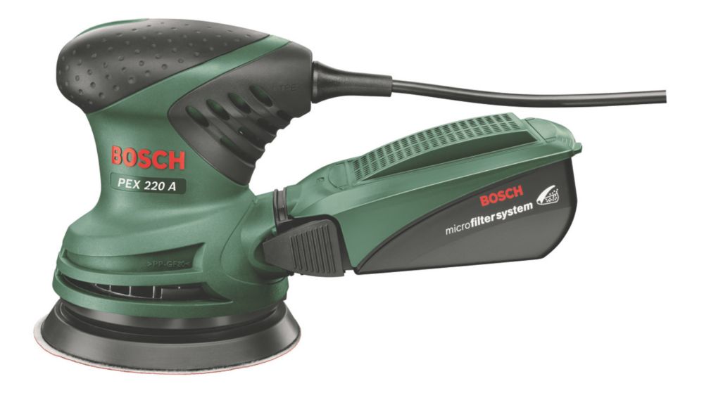 Bosch 220w corded random orbit sander pex 220 deals a