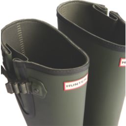 Hunter Field Downpour  Size 6 Womens Olive Non Safety Wellies