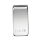 Knightsbridge 'BOILER' Switch Cover Polished Chrome