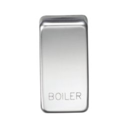 Knightsbridge 'BOILER' Switch Cover Polished Chrome