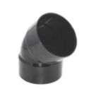 FloPlast  Solvent Weld 135° Double Socket Bend Black 110mm