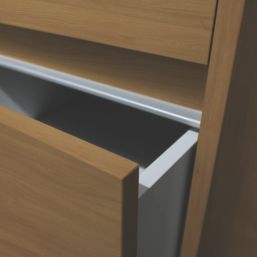 Spacepro  Interior Storage Tower Unit Oak 450mm x 2100mm