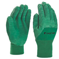 Verve  Mixed Fibres Gardening Gloves Green X Large