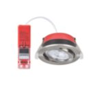 Lexco Tania Tilt  Fire Rated LED Downlight Brushed Nickel 6W 600lm